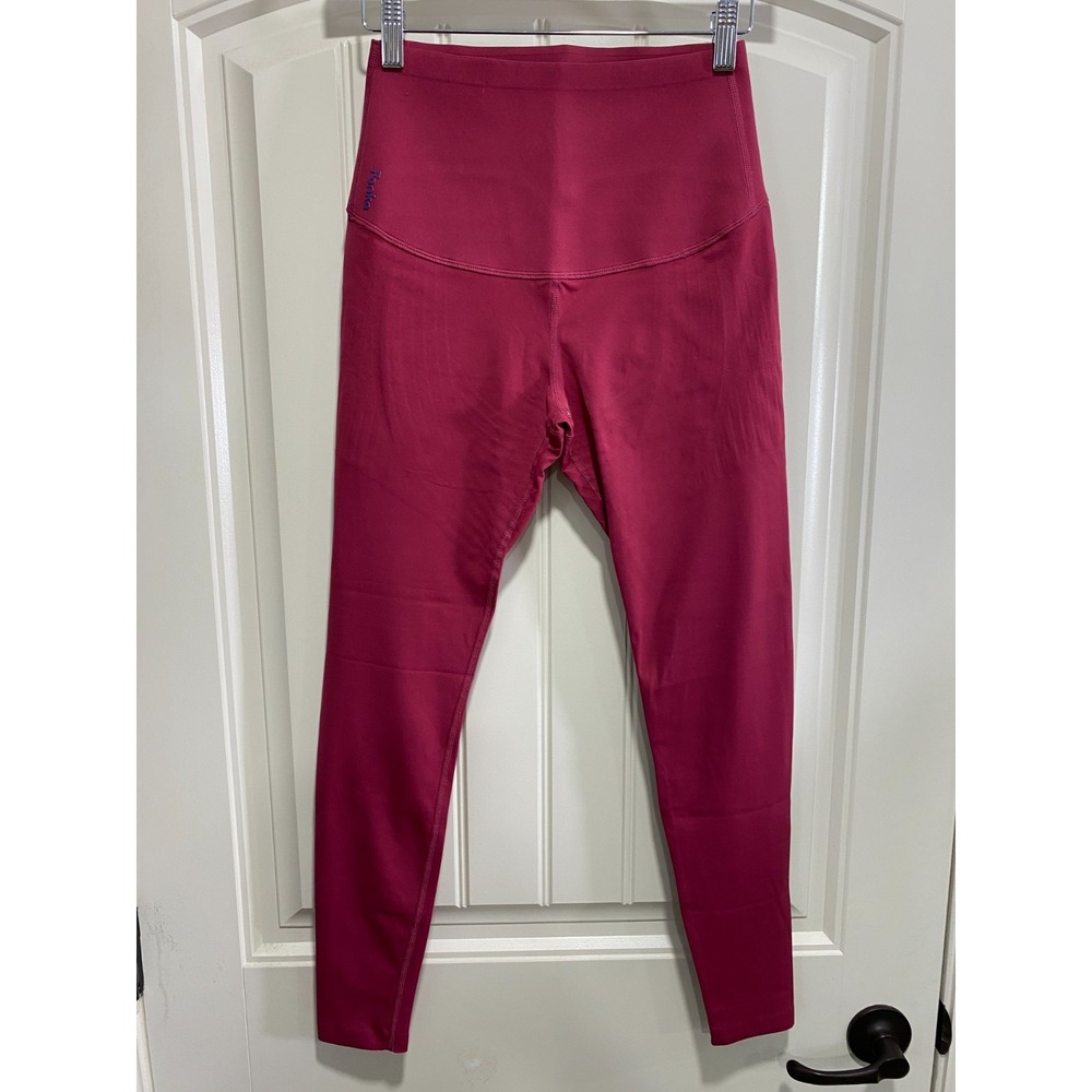 Fanka Leggings Lift N Curve Body Sculpt Womens Medium Purple Compression Gym